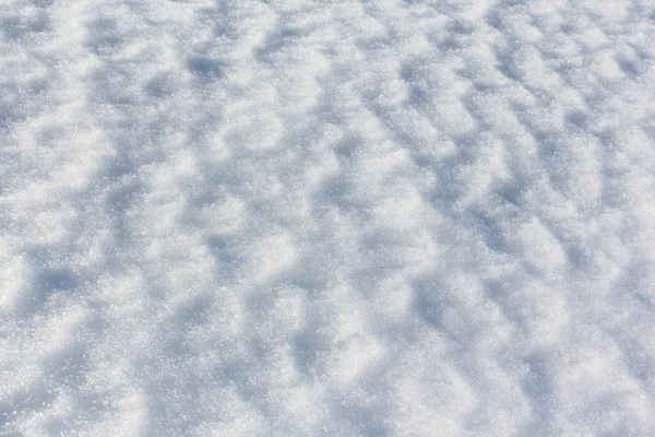 Natuurlijke sneeuw achtergrond op het oppervlak van de rivier in de winte — Stockfoto