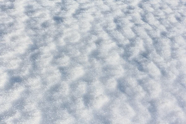 Natural snow background on the surface of the river in the winte — Stock fotografie