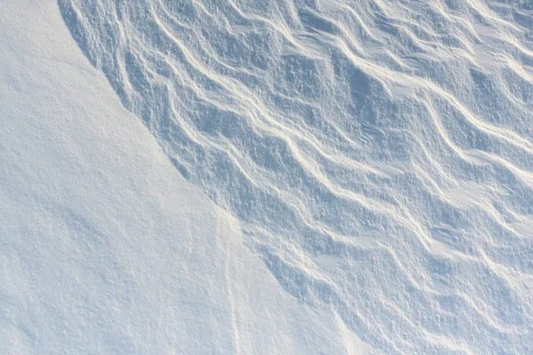Sníh pozadí přírodní na povrchu řeky v zimě — Stock fotografie
