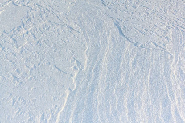 冬の川面に自然雪背景 — ストック写真