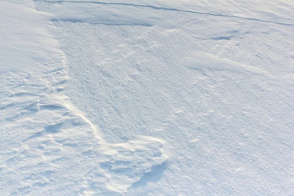 Schneehintergrund natürlich auf einer Flussoberfläche im Winter — Stockfoto