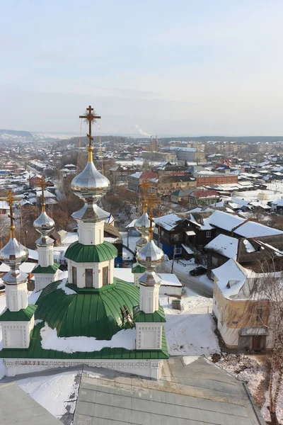 Chiesa di Tikhvin, città di Kungur, Russia — Foto Stock