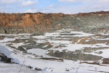 Ocağı açık Ocak madenciliği, Novosibirsk Region, Rusya Federasyonu için