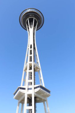 Seattle, Usa - Eylül, 17: View to Space Needle 