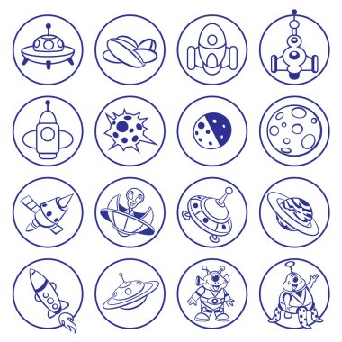 Uzay Tema simgeleri
