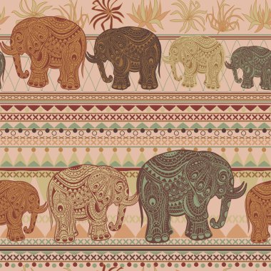 Etnik fil ile Seamless Modeli