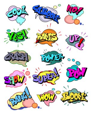 Komik karikatür süper kahraman unsurları