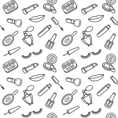 Güzellik kozmetik ve makyaj desen