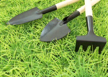 Funny background about work in the garden , growing vegetable ga