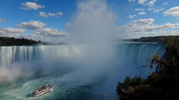 Niagara-vízesés vízesés — Stock videók