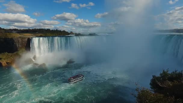 Niagara-vízesés vízesés — Stock videók