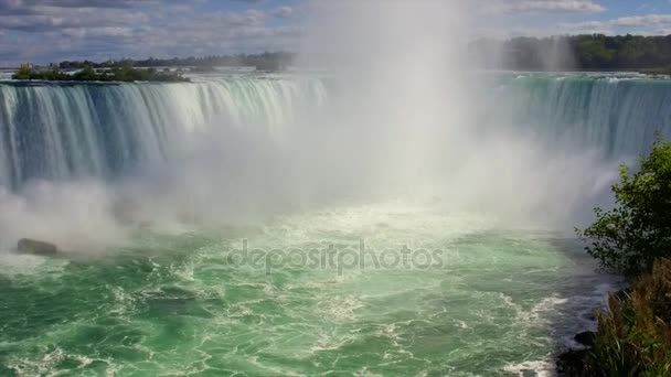 Niagara Falls vodopád — Stock video