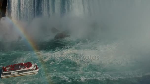 Niagara-vízesés vízesés — Stock videók