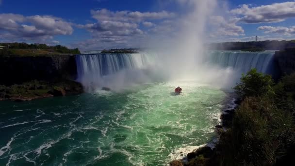 Niagara Şelaleleri Şelalesi — Stok video