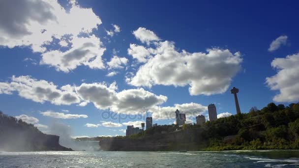 Niagara Şelalesi - şelale yavaş hareket — Stok video