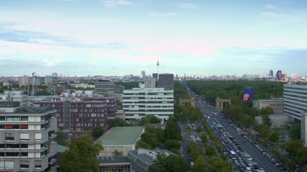 Panoramatický Pohled Berlín — Stock video
