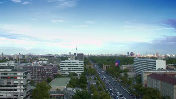 Berlin Panoramik Manzarası — Stok video