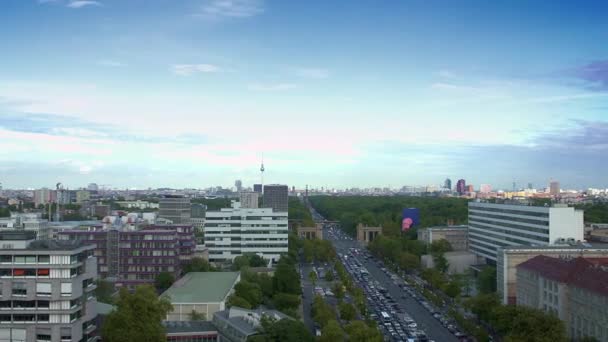 Panoramic View Berlin — Stock Video
