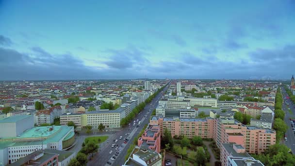 Panoramiczny Widok Berlin — Wideo stockowe