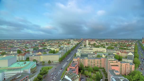Vista Panorâmica Berlim — Vídeo de Stock