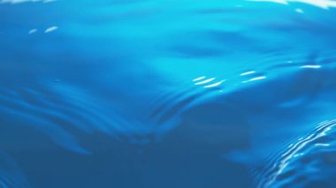 Ağır çekimde - 1000fps yüksek hızda çalkantılı su yüzeyi Phantom Flex 4 k ile vurdu.
