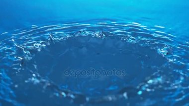 Su yüzey Slow Motion - pervasız dalgalar ve dalgaların - Phantom Flex 4 k - yüksek hız Shot - 1000 fps çalkalama