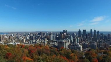 Montreal siluetinin panoramik görünüm