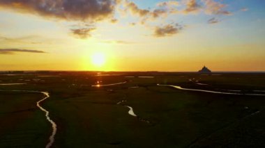 Le Mont-Saint-Michel Körfezi Geniş bataklıkları, Fransa