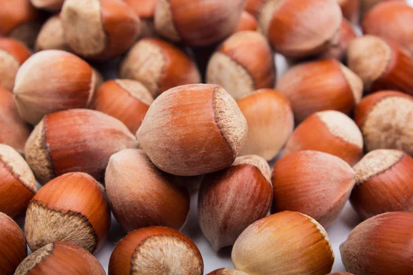 Avellanas. Fondo de pantalla de alimentos, foto . —  Fotos de Stock