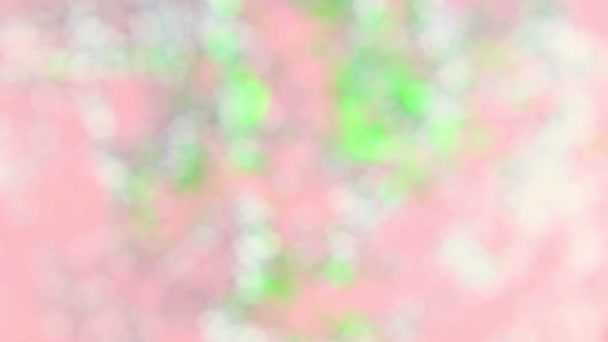 背景にライトボケぼかしをキャンドル 赤ピンクの背景 ピンクのボケ 専用のビデオズーム — ストック動画