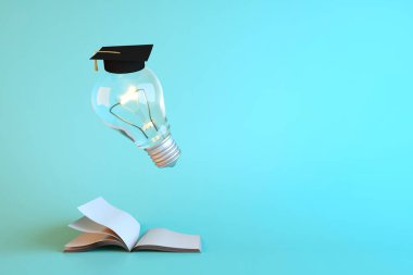 Başarı için ilgili öğeler. 3D render ve illüstrasyon.