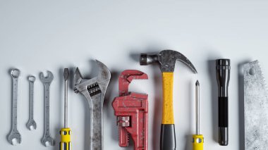 Metin perfectly.3d render için üç boyutlu bırak alanı program yapılmış bir yakın çekim aracı almak.