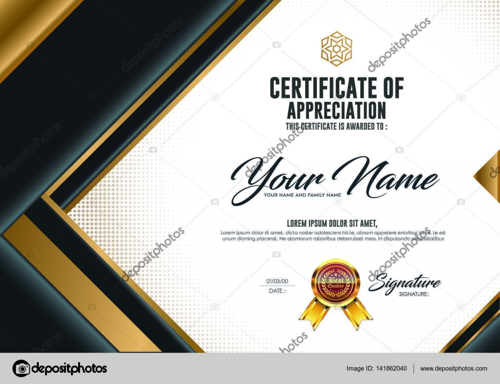 Gift voucher design template.Designed with elegance. Stock Vector For Gift Certificate Template Publisher