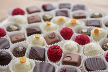 Lezzetli çikolatalı tatlılar