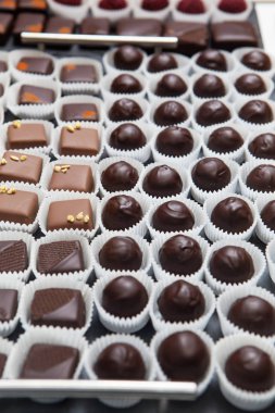 çikolata ile vitrin