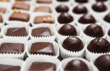 çikolata ile vitrin