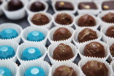 çikolata ile vitrin