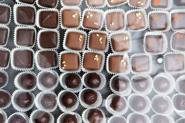 Vitrine avec chocolat — Photo