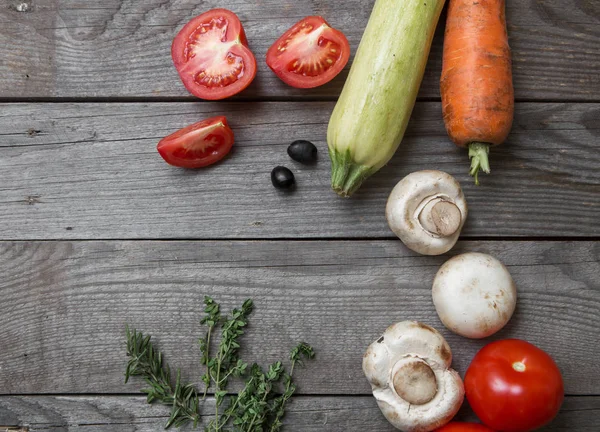 Vegyes zöldség a konyhában — Stock Fotó