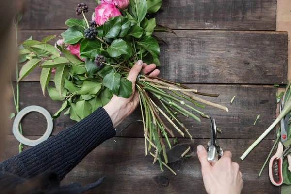 Bloem winkel achtergrond — Stockfoto