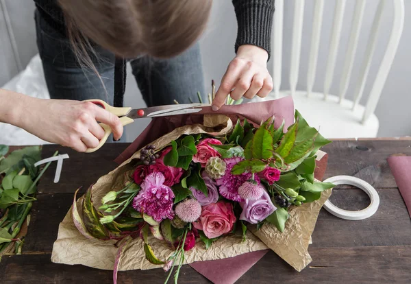 Fond de boutique de fleurs — Photo