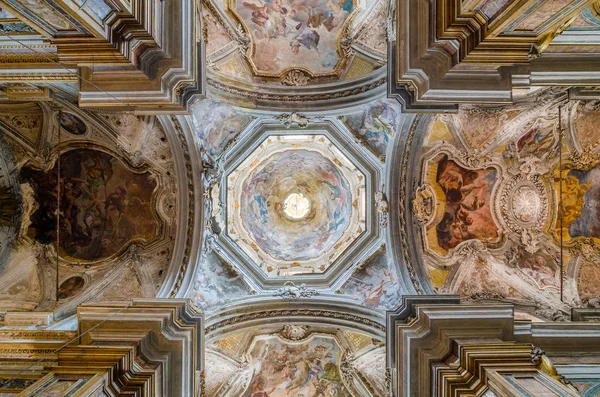 Ceiling in the Church of San Matteo in Palermo, Sicily, Italy. — Stock Photo, Image