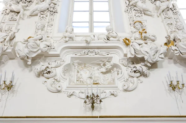 Interior of the Oratory of the Rosary of Santa Cita in Palermo, Sicily, Italy. — Stock Photo, Image