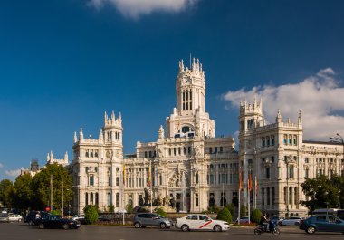 Kibele Palace veya iletişim Sarayı Madrid, İspanya.