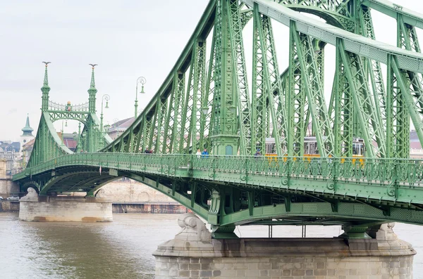 Freiheitsbrücke in Budapest, Ungarn. — Stockfoto