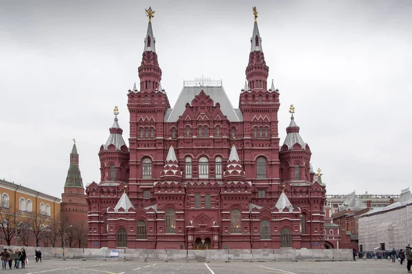 Mosca edificio storico museo nella Piazza Rossa, Russia . — Foto Stock