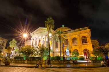 Teatro Massimo Vittorio Emanuele Palermo, Sicilya. İtalya