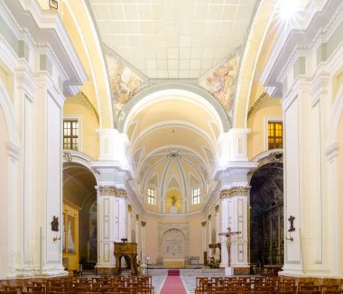 Palermo, Sicilya, İtalya kilise San Mamiliano iç.