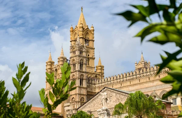 Palermos katedral i Palermo, Sicilien, Italien. — Stockfoto