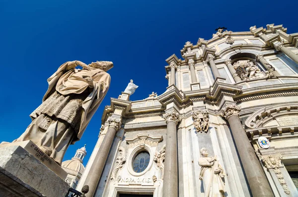 Kathedrale von Santa Agatha - Dom in Catania, Sizilien, Italien — Stockfoto
